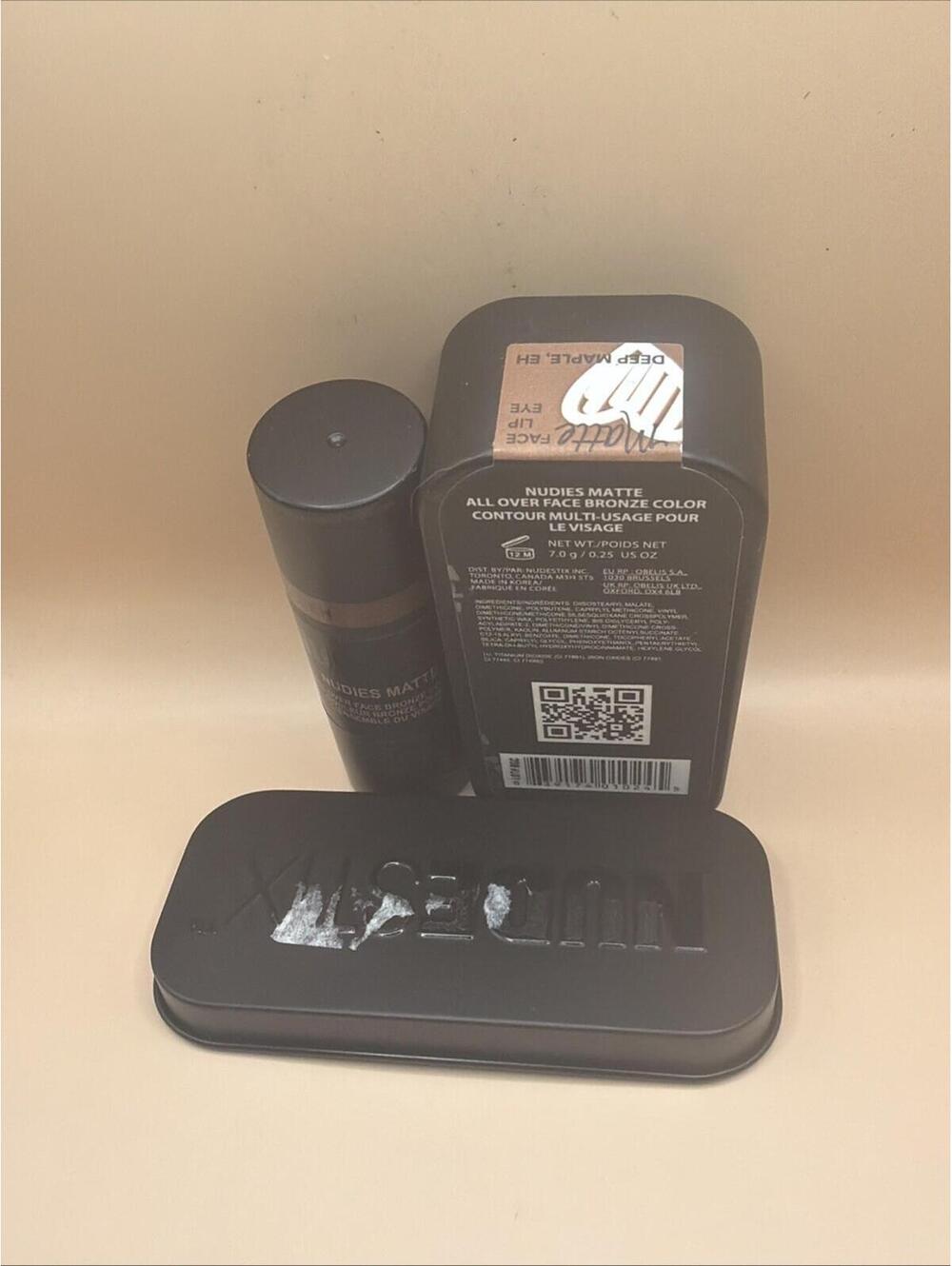 Nudestix DEEP MAPLE Nudies Matte All Over Face Bronze Color NIB